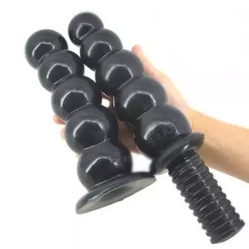 Силиконовая большая анальная пробка, массажер простаты, мягкая пробка, большие бусины, анальные шарики, секс-игрушки для взрослых