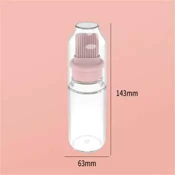 Силиконовая бутылка с масляной кистью «два в одном» для домашнего барбекю со встроенной масляной щеткой, встроенная масляная кастрюля для кухни, бутылка для масла, бутылка для соуса, приправы