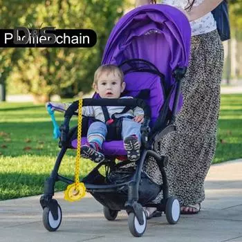 Силиконовая цепочка для соски, безопасная универсальная цепочка для детских игрушек и сосок, многофункциональная цепочка для соски чёрный