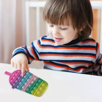 Силиконовая чашка с макаронами для взрослых и детей, чашка для чая с молоком, сенсорная декомпрессия, сенсорные игрушки