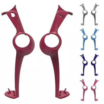 Силиконовая декоративная полоса, защитная оболочка с 2 шт. ручками для большого пальца, набор аксессуаров, защитный чехол для портала PS5 красный