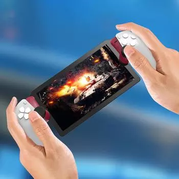 Силиконовая декоративная полоска защитная оболочка с колпачками для большого пальца для PS5 Portal Console Accessories Kit Декоративная защита серый