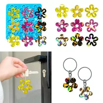 Силиконовая форма для 3D цветов для поделок из смолы, силиконовая форма для Y-цветков, универсальные формы для творчества из смолы для Y-проектов