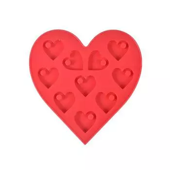 Силиконовая форма для брелока в форме сердца своими руками, форма для подвески ювелирных изделий, смоляная форма