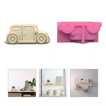 Силиконовая форма для цветочного горшка из суккулентов, подходящая для сада своими руками, подставка для ручек из бетона, подсвечник, домашний декор