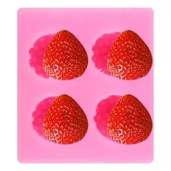 Силиконовая форма для фруктов и клубники, помадка, шоколад, клейкая паста, инструменты для изготовления тортов, формы для украшения DIY, формы для конфет, смолы, глины