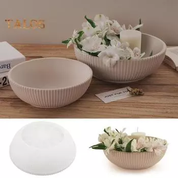 Силиконовая форма для хранения, форма для литья из гипса и эпоксидной смолы, форма для сервировки фруктов, контейнер для подсвечника, форма для самостоятельного изготовления, подарок любителям рукоделия S