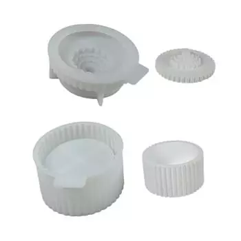 Силиконовая форма для хранения, формы для контейнеров для хранения, полосатая форма, формы для футляра для хранения ювелирных изделий, подходит для рукоделия