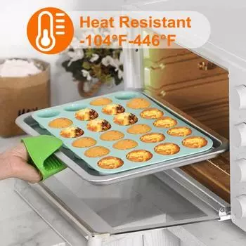 Силиконовая форма для кексов 24 чашки антипригарная форма для выпечки мини-яичных кусочков высокая