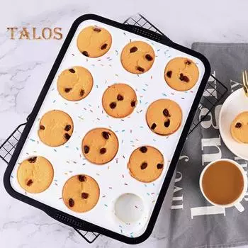 Силиконовая форма для кексов, 24 чашки, мини-форма для кексов с антипригарным покрытием, легкосъемная универсальная форма для выпечки, практичные кухонные формы для выпечки L