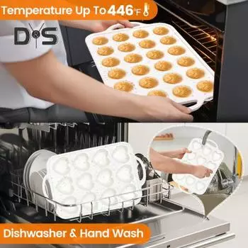 Силиконовая форма для кексов в форме сердца с металлическим каркасом, 12 чашек, форма для выпечки в форме сердца, форма для кексов в форме сердца, тарталеток, яиц белый