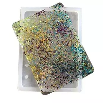 Силиконовая форма для книги A7, обложка для ноутбука, декор для торта, изготовление DIY ручной работы, инструмент для рукоделия из эпоксидной смолы