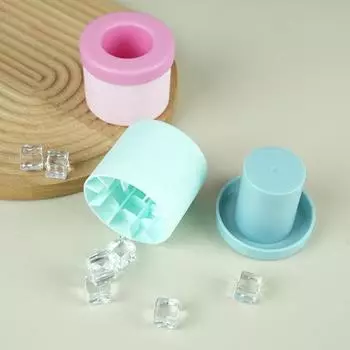 Силиконовая форма для кубиков льда Yousheng, легкосъемная, гибкая, на 40 кубиков, для приготовления льда, виски, коктейлей, чая, кофе, быстрозамораживателя, кухонных принадлежностей синий