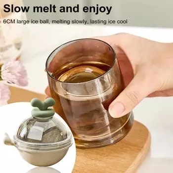 Силиконовая форма для ледяного шара с воронкой для медленного таяния виски, коктейлей, многоразовая сфера, лоток для кубиков льда, сделай сам, напитки, инструменты для приготовления льда для семейной вечеринки фиолетовый