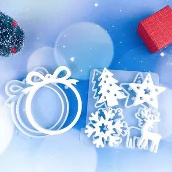 Силиконовая форма для литья, силиконовая форма для рождественского кулона, силиконовая форма для литья кулона, гипсовая форма для литья One Size