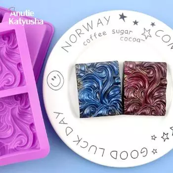 Силиконовая форма для мыла ручной работы с 4 полостями, форма для мыла ручной работы, форма для торта, сделай сам, пластырь для ароматерапии, форма для мыла с эфирным маслом