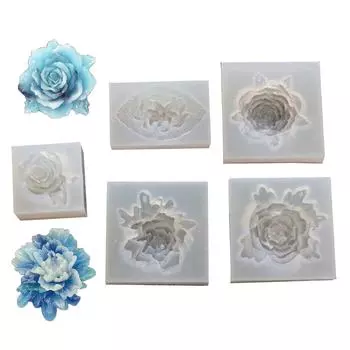 Силиконовая форма для мыла в форме цветка Силиконовые формы для мыла из эпоксидной смолы своими руками Глиняная форма Силиконовые формы для мыла Силиконовый материал B