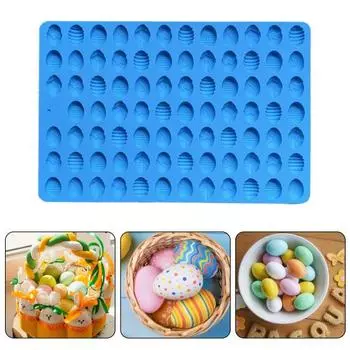 Силиконовая форма для пасхального яйца, 83 полости, антипригарное пищевое качество, легко снимается, сделай сам, украшение торта, помадка, шоколадные конфеты, желе, форма для выпечки льда