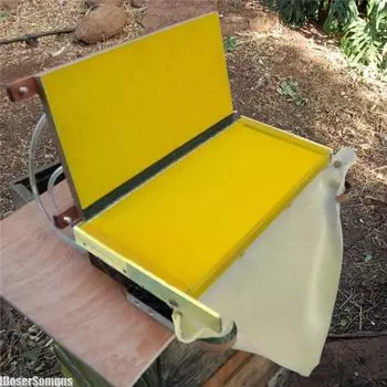 Силиконовая форма для пчелиного воска, основа для улья, пресс-форма для листов, пресс-форма для листов для пчеловодства, инструменты для пчеловодства, 2 шт./комплект, пчеловод оранжевый