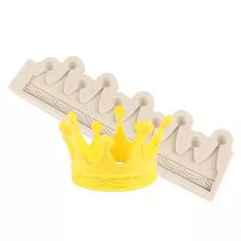 Силиконовая форма для помадки Crown, инструмент для украшения торта, шоколадная мастика