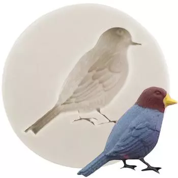 Силиконовая форма для помадки с птицами для украшения торта, топпер для кексов, шоколадных конфет, жевательная паста, формы из полимерной глины