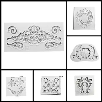 Силиконовая форма для помадки, украшения торта, сахарная резинка, паста, инструмент, 3D форма для шоколада