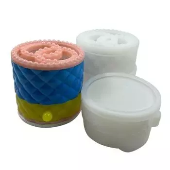 Силиконовая форма для ящика для цветов, органайзер, уникальный держатель для хранения ювелирных изделий, форма для хранения камелии, смоляная форма для шкафа для хранения