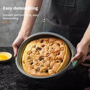 Силиконовая форма для шарлотки, многоразовая форма, рифленая форма для торта, антипригарное покрытие, круглые формы для песочного чизкейка, кухонные принадлежности, новые