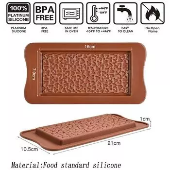 Силиконовая форма для шоколада Candy Protein and Engery Bar Silicon Mold