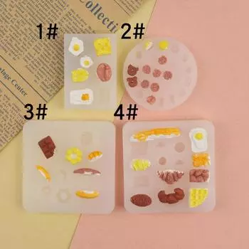 Силиконовая форма для шоколада для хот-догов, пончиков, вафель, сырных пирожных и круассанов