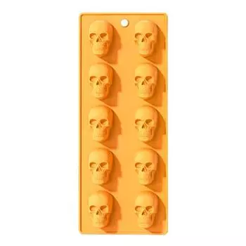 Силиконовая форма для шоколада в форме черепа, формы для конфет, гибкая форма для выпечки для мармелада, желе, кубиков льда, фруктовых закусок