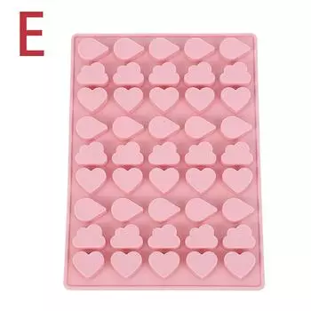 Силиконовая форма для шоколада в виде микса фруктов и животных, кролика, рыбы, помадки, конфет, желе, геометрическое сердце, украшение для торта, выпечка, лед, подарки E