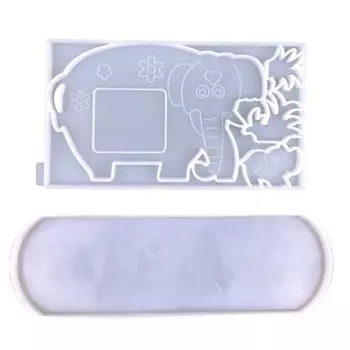 Силиконовая форма для слона, литьевые формы для украшения из смолы, настольные украшения ручной работы, инструмент для изготовления гипсовых форм, домашний декор