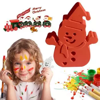 Силиконовая форма для снеговика, форма для ароматерапевтической свечи, декоративная форма для мыла, антипригарная форма для литья из эпоксидной смолы для художественного творчества