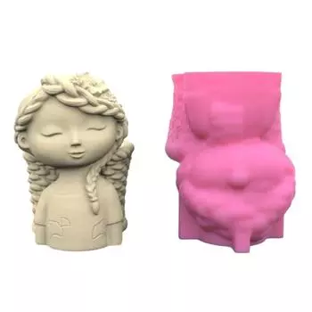 Силиконовая форма для суккулентов, цветов, смолы, подходит для сада, бетонный цветок, подсвечник, ремесла, домашний декор