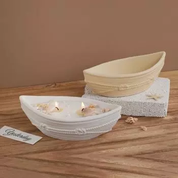 Силиконовая форма для свечей Nar с узором из пеньковой веревки, форма для миски из смолы своими руками