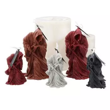 Силиконовая форма для свечей «Нарисуй нож» на Хэллоуин, сделай сам, ручная работа, ароматерапия, готический ужас, череп, свеча, пластырь, соевое восковое мыло