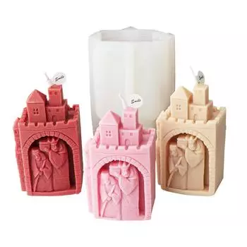 Силиконовая форма для свечей ручной работы, гипсовая смола, ароматерапевтическая свеча, силиконовая форма для украшения рабочего стола