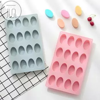 Силиконовая форма для торта, эллиптическая силиконовая форма для торта, форма для мыла ручной работы, сделай сам, форма для шоколадного кубика льда, форма для льда синий
