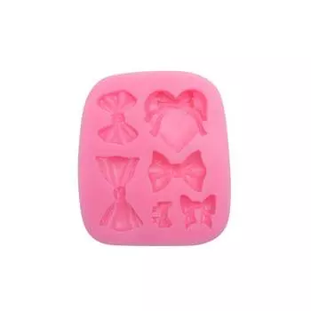 Силиконовая форма для торта Bowknot Fondant Cupcakes Mould Формы для выпечки Формы для украшения Mousse Жаропрочная духовка Принадлежности для выпечки
