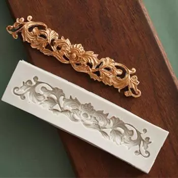 Силиконовая форма для торта, цветок, виноградная лоза, рельеф, помадка, инструменты для украшения торта, шоколадная глина, формы для конфет, кухонные инструменты для выпечки