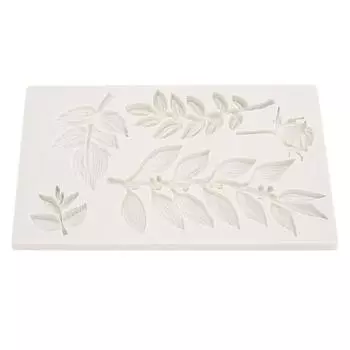 Силиконовая форма для торта с узором «Ветка, цветок, лоза» Форма для украшения шоколадной помадки