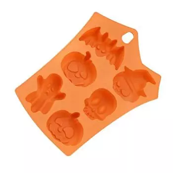 Силиконовая форма для тыквы на Хэллоуин, инструменты для выпечки шоколадного печенья