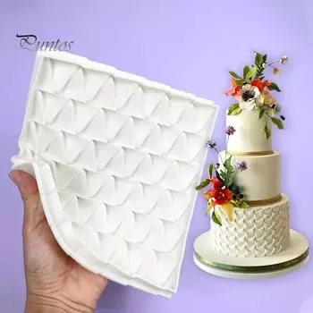 Силиконовая форма для выпечки для украшения торта, помадки, жевательной резинки, шоколадного печенья, украшения кексов, многоразовая кухонная основа для домашнего ресторана, пекарни A