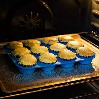 Силиконовая форма для выпечки кексов Домашняя кухня Резиновые противни Формы Силиконовые формы