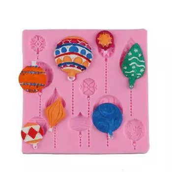 Силиконовая форма для выпечки «сделай сам», рождественские шары, форма воздушного шара, форма для украшения торта, аксессуары для помадки