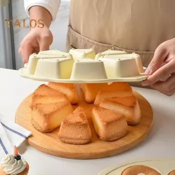 Силиконовая форма для выпечки торта, пищевая форма, легко снимается с формы, нелипкая форма для духовки, десертная форма для выпечки, форма для кексов, кексов