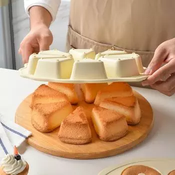 Силиконовая форма для выпечки торта, пищевая форма, легко снимается с формы, нелипкая форма для духовки, десертная форма для выпечки, форма для кексов, кексов
