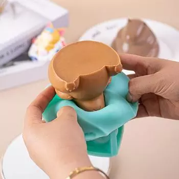 Силиконовая форма для заморозки молока капибары, жидкая силиконовая форма для капибары, сахарная форма для пудинга, милая форма для торта в виде животного для кухни