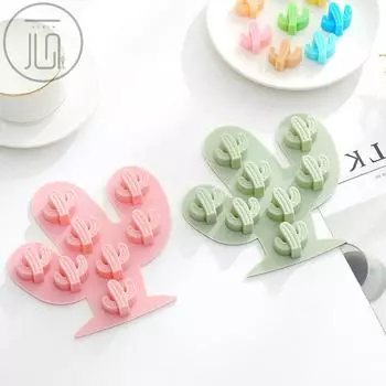 Силиконовая форма Кактус, силиконовая форма для торта, ручная форма для шоколада «сделай сам», форма для выпечки, форма для льда синий